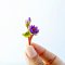 Miniatures Handmade Lotus flowers Mixed 6 colors