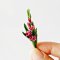GLADIOLI FLOWERS Handmade Miniatures Set 8Pcs