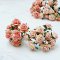 Mulberry Paper Rose Flowers Scrapbooking Crafts Supplies