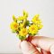 Yellow Lotus Flowers Handmade Miniatures