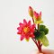 Pink Lotus Clay Flowers Handmade Miniatures
