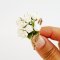 White Rose Flowers Bouquet Handmade Miniatures