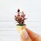 2Set Miniatures Flowers Plants Terracotta Pot Fairy Garden Decoration