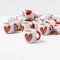 Miniatures Ceramic Hand painted Red Heart mugs