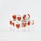 Miniatures Ceramic Red Heart Mugs