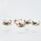 Ceramic Handmade Tulip Hand painted Coffee Tea Cups Saucers x5 Set