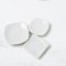 Mixed 15 Pieces Ceramic White Dishes Plates for Dollhouse Miniatures