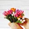 Handmade Miniatures Colorful Tulip Flowers