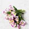 White Pink Calla Lily flowers Fairy Garden Dollhouse Decoration