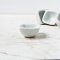 Tiny Mini White Ceramic Bowls Set 5 Pieces