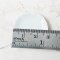 27 mm. Tiny Mini White Ceramic Round Dishes Plates