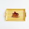 3x5 cm. Miniatures Wood Serving Tray