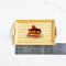 3x5 cm. Miniatures Wood Serving Tray