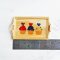 3x5 cm. Miniatures Wood Serving Tray