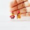 Dollhouse Miniatures Bear Toy Christmas Decoration Gifts