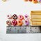 Miniature Donuts in Assorted Designs for Dollhouse - Set of 8