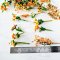 Orange Floral Miniatures Handmade Mixed Clay Flowers