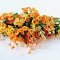 Mixed Lot Orange Flowers Miniatures Handmade Clay Floral