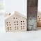 Set 3Pcs. Miniatures Tiny House Farmhouse