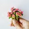 Pink Lotus Handmade Miniature Clay Flowers