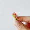 Set 5 Pieces Gazania Colorful Miniatures Handmade Clay Flowers