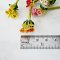 Set 6 Pieces Colorful Daisy Handmade Miniatures Clay Flowers