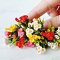 Plumeria Miniatures Handmade Clay flowers