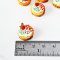 15 mm. Strawberry Kiwi Pie Realistic Miniatures Handmade