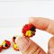 15 mm. Strawberry Mango Pie Realistic Miniatures Handmade