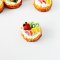 15 mm. Mango Orange Strawberry Pie Realistic Handmade Miniatures