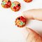 15 mm. Strawberry Mixed Fruit Pie Realistic Handmade Miniatures