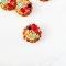 Strawberry Mixed Fruit Tart Pie Handmade Miniatures Set 5Pcs
