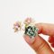 Set 40 Pcs. Miniatures Handmade Succulent Plants Flowers 1:12 Scale