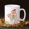 Ceramic Christmas Coffee Mugs 15 mm. Set 5 Pcs.