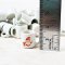 Dollhouse Christmas Ceramic Mugs Handmade Wood Tray Set