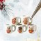 Miniatures Ceramic Mugs Puppy Christmas 