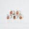 Ceramic Christmas Coffee Mugs 15 mm. Set 5 Pcs.