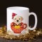 Ceramic Christmas Coffee Mugs 15 mm. Set 5 Pcs.