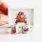Christmas Santa Mugs Wood Tray Set Gifts ideas