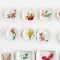 Mixed Lot Set 20Pcs Miniatures Ceramic Tableware