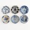 Set 6 Pcs Miniatures Ceramic Dish Plates