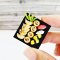 Miniature Sushi Plate Set - Dollhouse Food Accessories