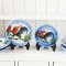 Ceramic Bowls Plates Chicken Hand-Painted