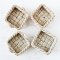 Beautiful Miniatures Ceramic Basket Set 4 Pcs