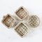 Beautiful Miniatures Ceramic Basket Set 4 Pcs