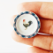 Ceramic Round Plates Rooster Country Style