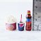 Miniature snack set popcorn and Pepsi