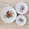 Miniature ceramics Cardinal festive Plate