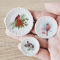 Festive Cardinal Ceramic Plate 1/6 Scale Set 3 Pcs