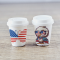 Miniature patriotic cups